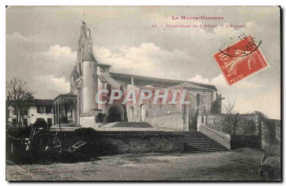 Pibrac — Pilgrimsbestemming — De Kerk — La Haute-Garonne, uitgever Pibrac, n°41 - Voorkant