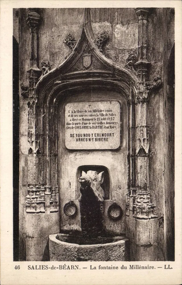 SALIES-de-BÉARN — Die Jahrtausendbrunnen — LL. — n°46 - Vorderseite