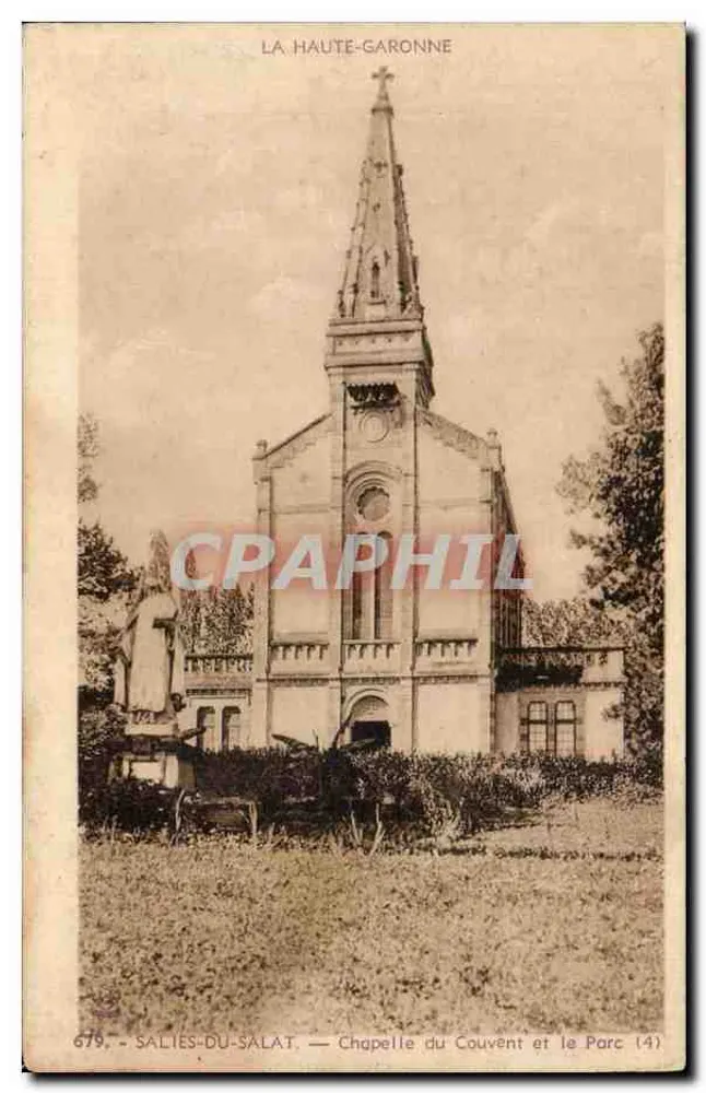 SALIES-DU-SALAT — Kapelle des Konvents und der Park (41) — Verleger: Éditions de la Poste - Vorderseite