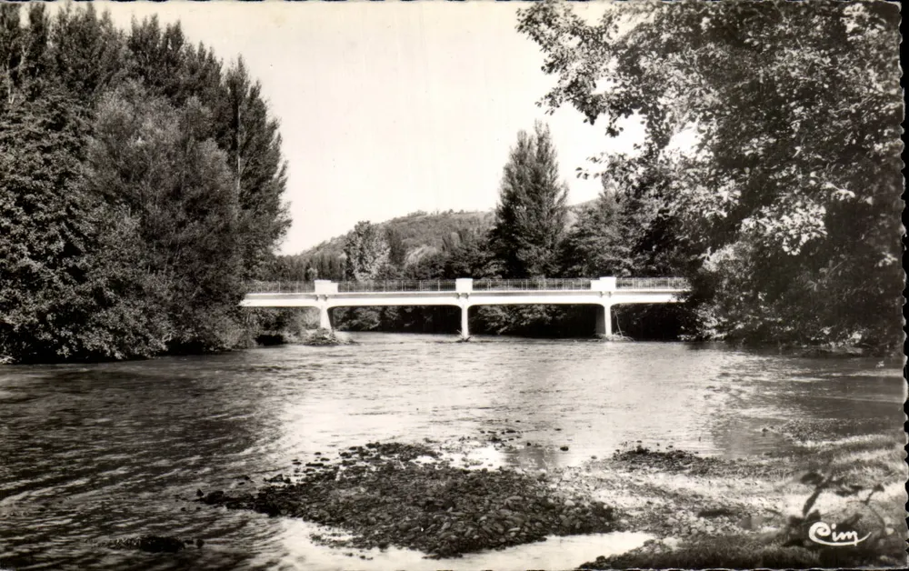 Loures-Barbazan — Die Brücke über die Garonne — Combiér Drucker-Baumeister - Vorderseite