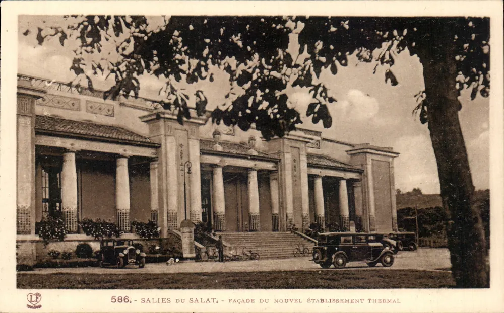 Salies-du-Salat - Fassade des neuen Kurhauses — Edition Océan-Labouche Frères, n° 586 - Vorderseite
