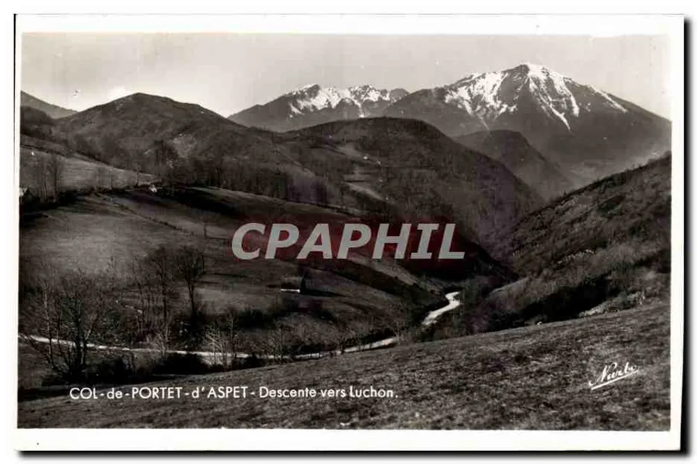 COL-de-PORTET-d'ASPET — Descida para Luchon — Névela - Frente