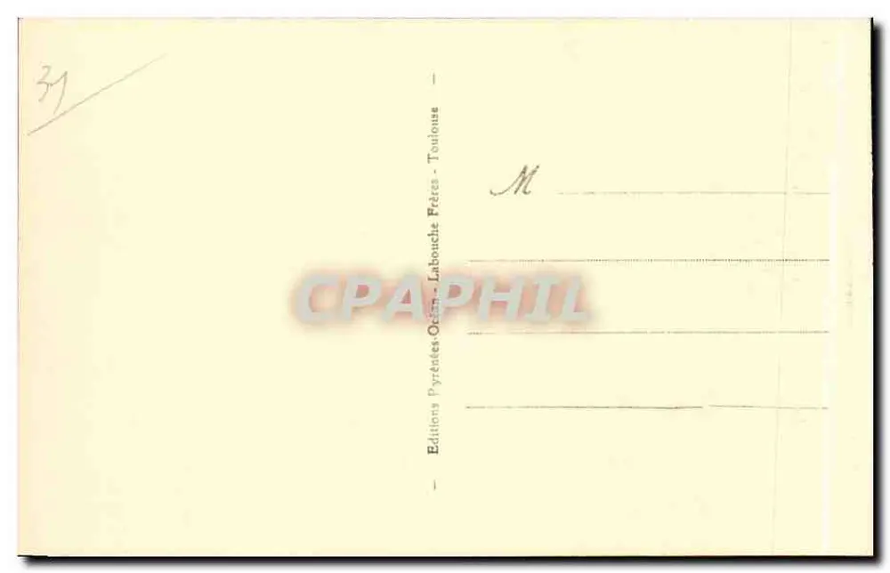 Barbazan-Thermal — Allgemeiner Blick und Straße nach Sauveterre — Editions Labouchu Frères, n°240 - Rückseite