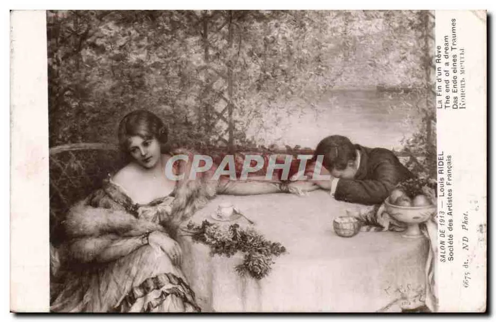 Das Ende eines Traums — Salon 1913 — Louis Ridel — Gesellschaft der französischen Künstler - Vorderseite