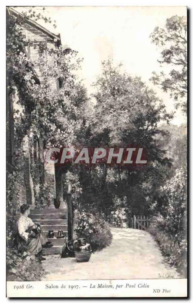 Salon von 1907 — Das Haus, von Paul Colin — ND Phot - Vorderseite