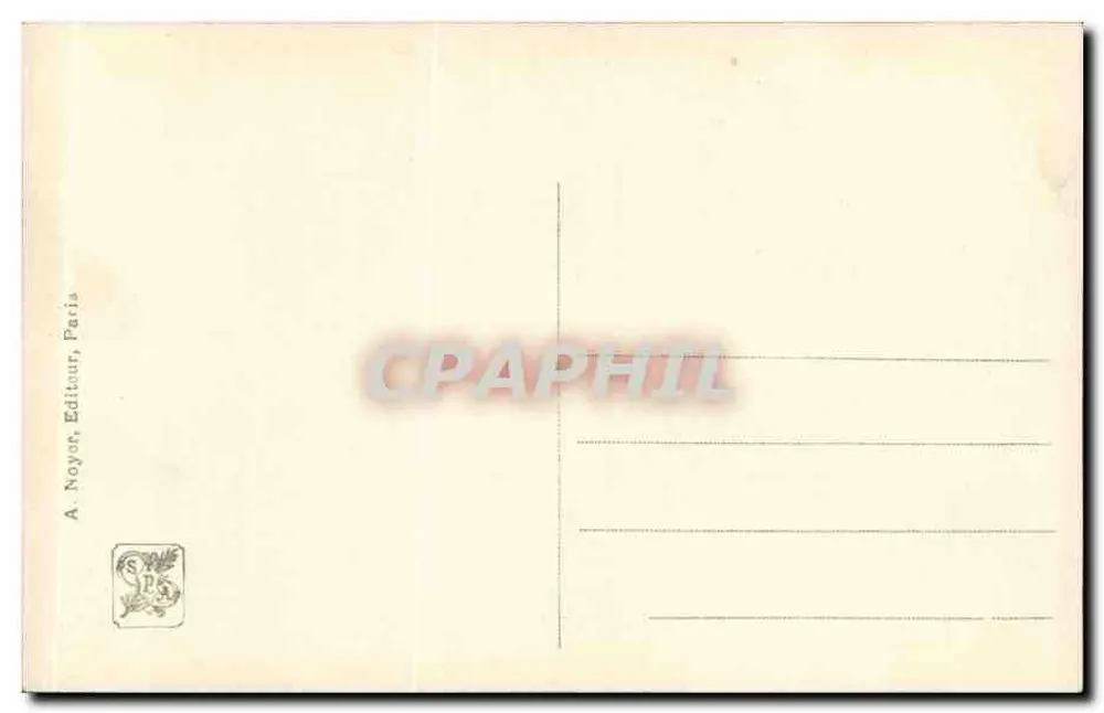 Unter dem Masken — Salon 1913 — D. Etcheverry — N° 2117 — A.N. Paris - Rückseite