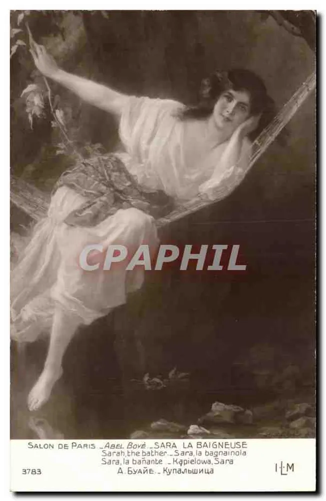 Sara la baigneuse — A. Bové — Salon de Paris, n° 3783 - Recto