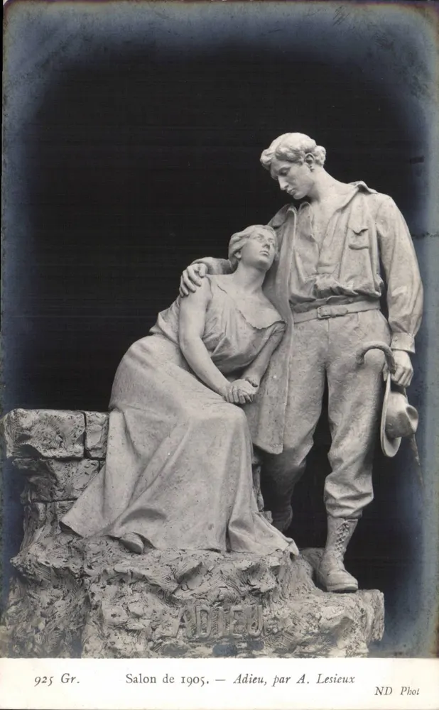 Abschied — Salon de 1905 — von A. Lesieux - Vorderseite