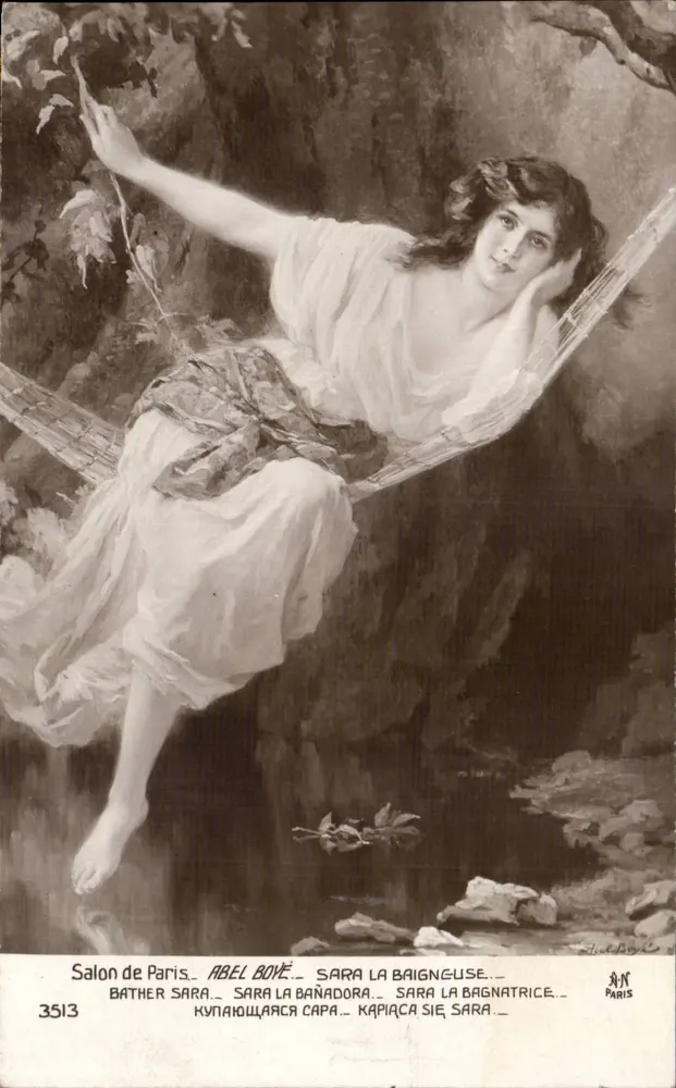 Sara die Bäderin — Abel Boyé — Salon de Paris Nr. 3513 - Vorderseite
