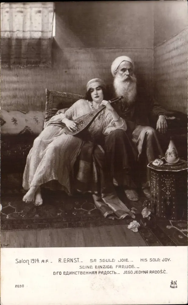 Salon 1914 — R. Ernst — Ihre einzige Freude — Verlag A. Noyer, Paris - Vorderseite
