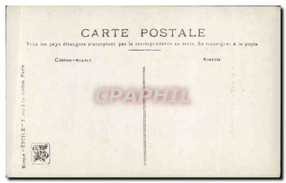 Salão 1910 - G. NICOLET - "PETITS CHAGRINS" - Verso
