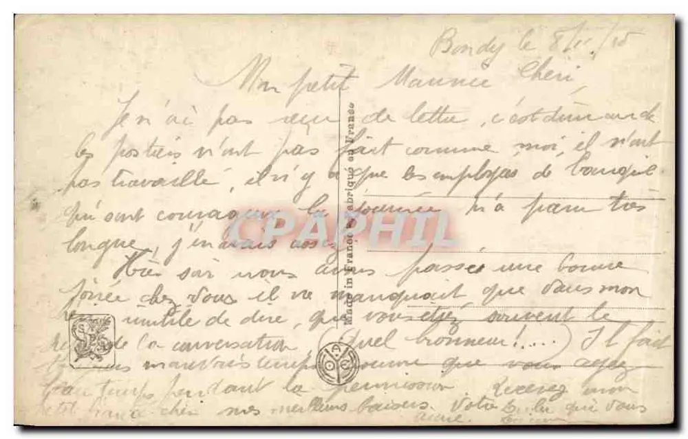 Mlle Jehanne Paris — Loulou — Salon de Paris — n° 9126 - Rückseite