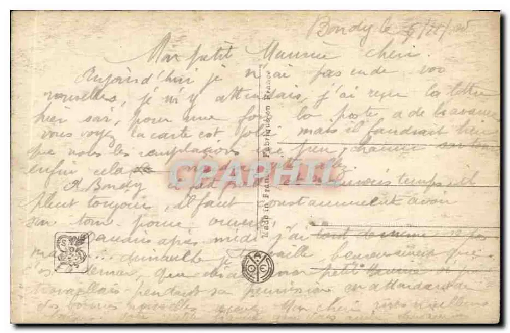 Noite — A.F. A. Matignon — Salão — Paris - Verso