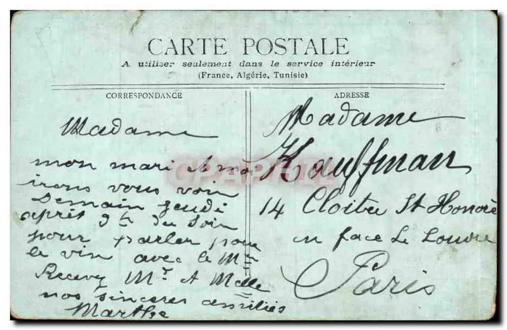 Zwei Frauen in einem Dorf — Straßenszene — Verlag C.-F. Bellanger, Salon 1903 - Rückseite