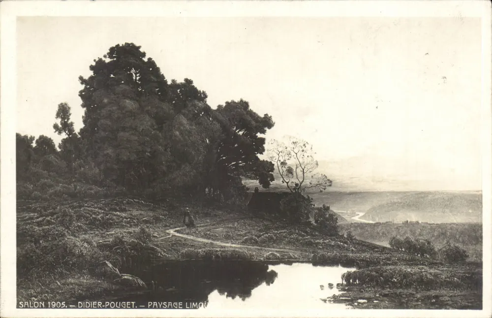 Limousin-Landschaft — Salon 1905 — Didier-Pouget - Vorderseite