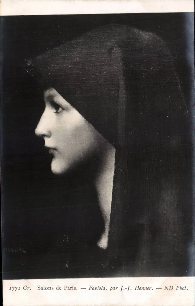 Fabiola — Salons de Paris — von J.-J. Henner — ND Phot. - Vorderseite
