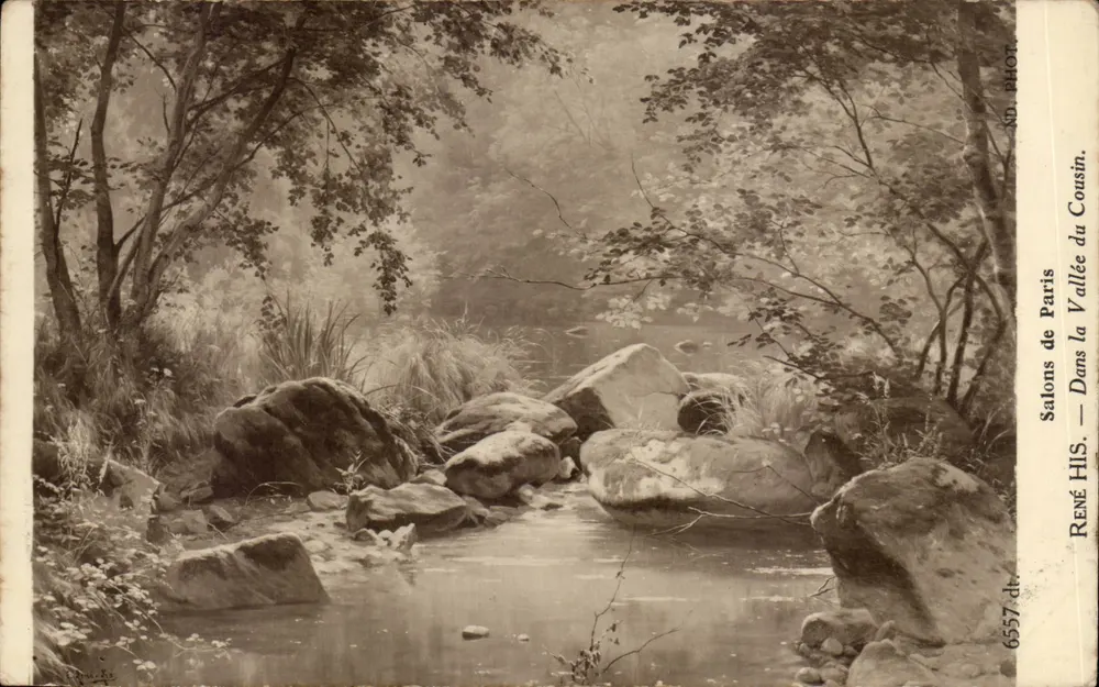 In der Valley von Cousin — Salons de Paris — RENÉ HIS, n°6557 - Vorderseite