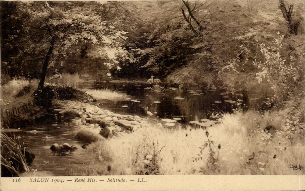 Salon 1904 — René His — Einsamkeit — LL. - Vorderseite