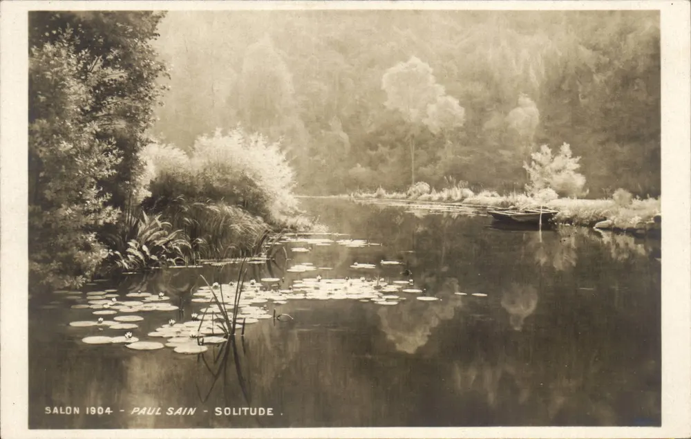 Salon 1904 - Paul Sain - Solitude - Vorderseite
