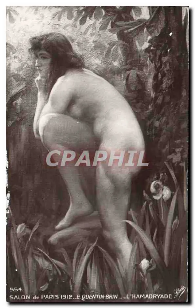 L'Hamadryade — Paris Salon 1912 — E. Quentin-Brin - Vorderseite