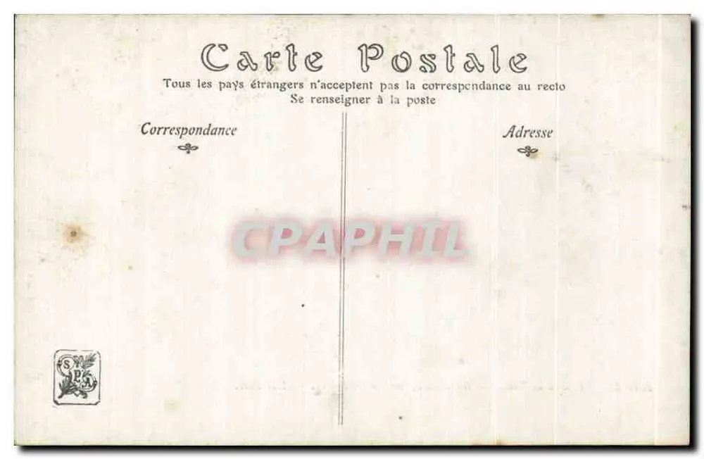 Salons von Paris — Andalusien, von Pierre Ribera — ND Phot. - Rückseite