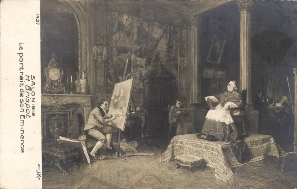 Das Portrait Seiner Eminenz — H. Brispot — Salon 1912 — n° 1437 - Vorderseite