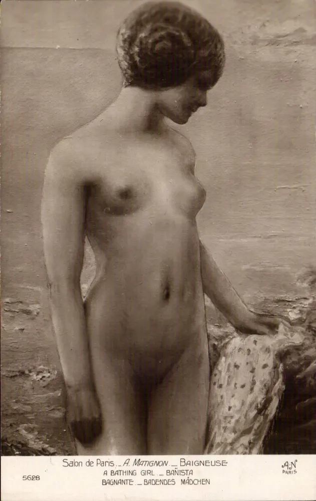 Bäderfrau — Ansicht von Paris — A. Matignon — n° 5628 — A.N. Paris - Vorderseite
