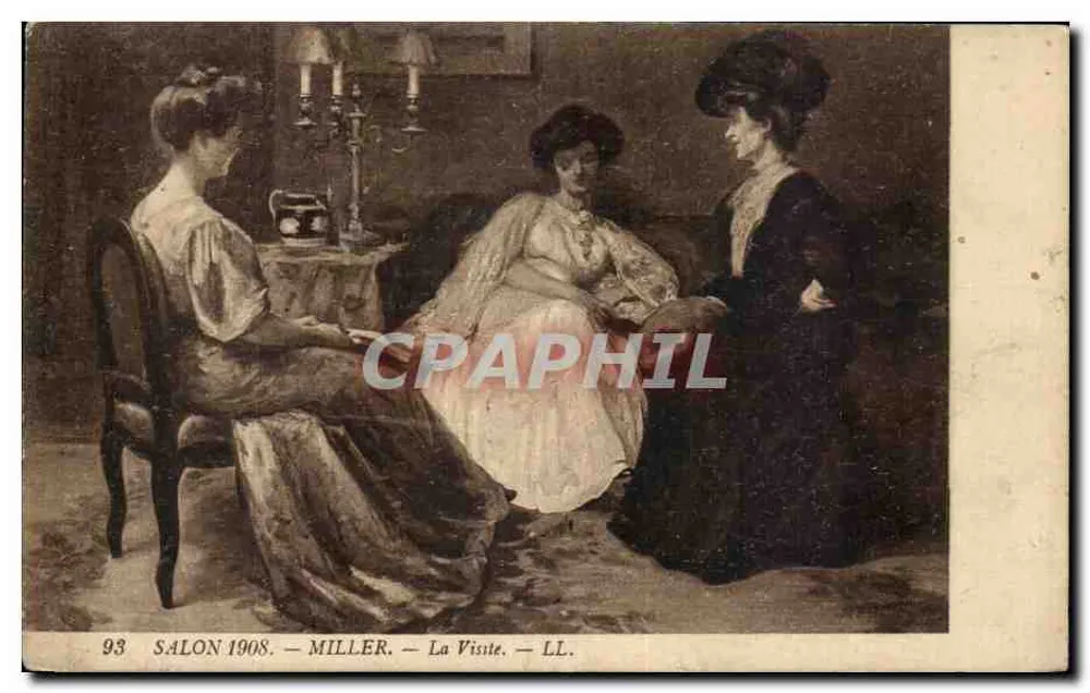 Salon 1908 — Miller — Die Besichtigung — LL. - Vorderseite