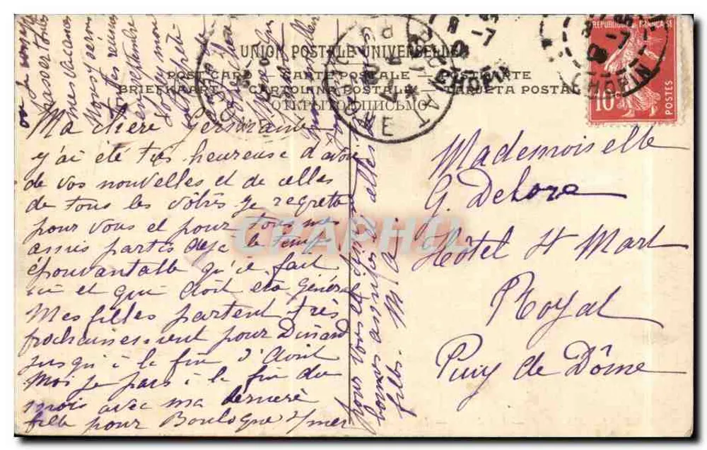Salon 1908 — Miller — Die Besichtigung — LL. - Rückseite