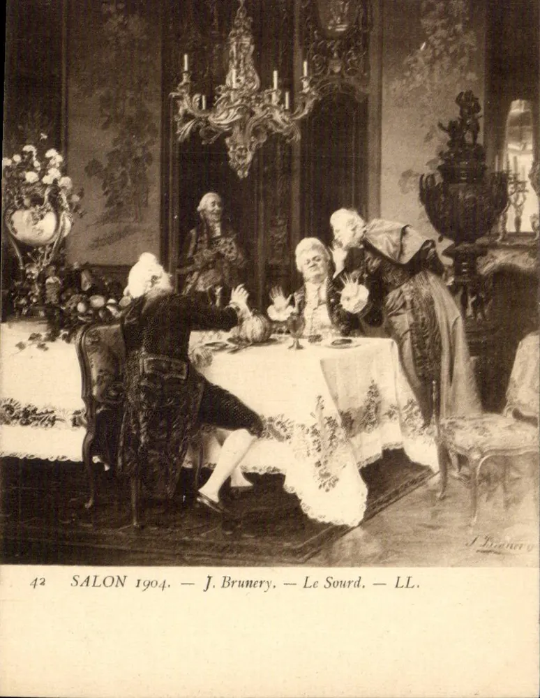 Salon 1904 — J. Brunery — Le Sourd — LL. - Vorderseite