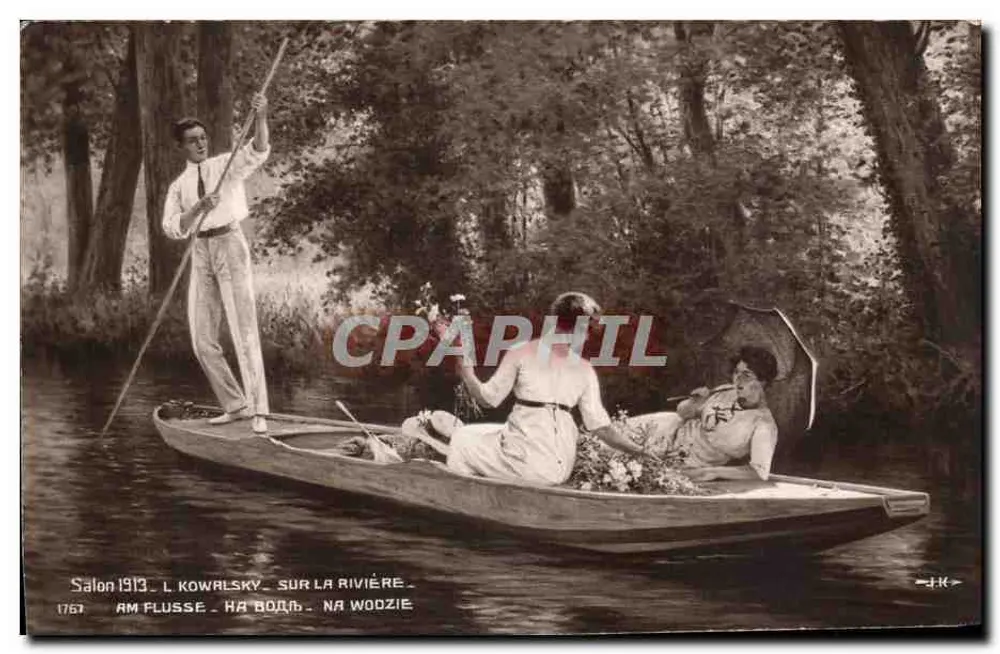 L. Kowalsky — Am Fluss — Salon 1913, n°1767 - Vorderseite