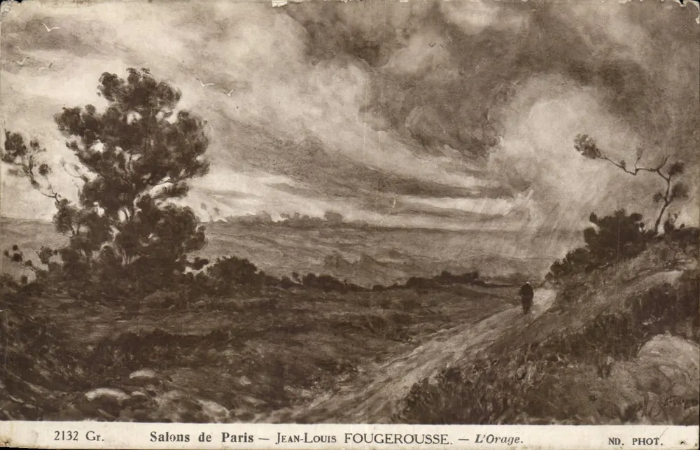 Der Sturm — Jean-Louis Fougerousse — Salons de Paris — Nr. 2132 Gr. - Vorderseite
