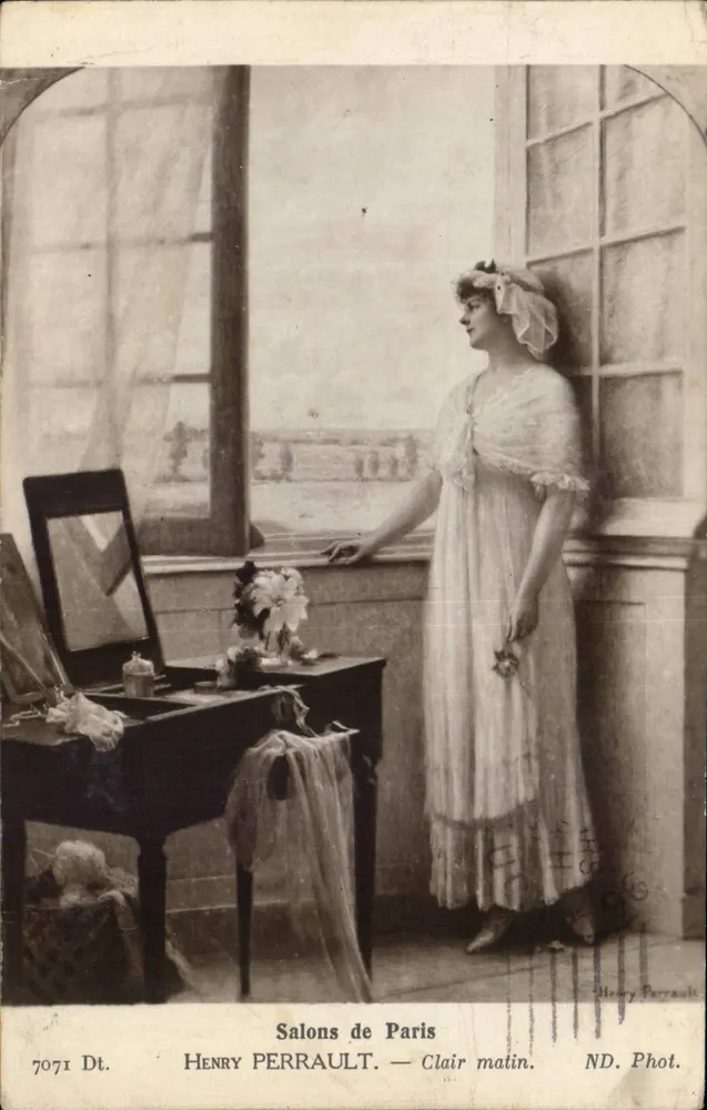 Salons von Paris — Klares Morgenlicht — Henry Perrault, n° 7071 - Vorderseite