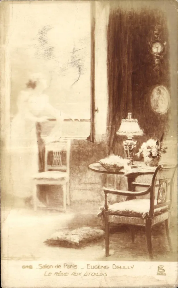 Salon de Paris — Eugène Deully — Le Rêve aux Étoiles - Vorderseite