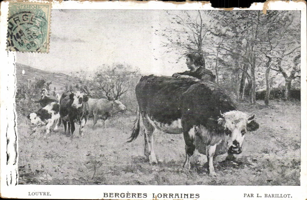 Lorrainer Schäfer — von L. Barillot — Verlag Louvres - Vorderseite