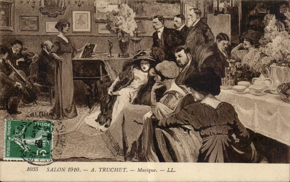 Salon 1910 — A. Truchet — Musik — LL. - Vorderseite