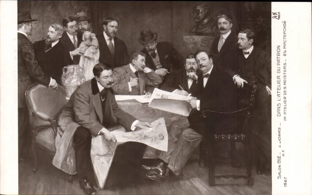Meisterwerkstatt — Salon 1912 — A.F. Noyor, Paris - Vorderseite