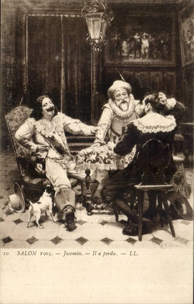 Salon 1905 — Jacomin — Er hat verloren — LL. - Vorderseite