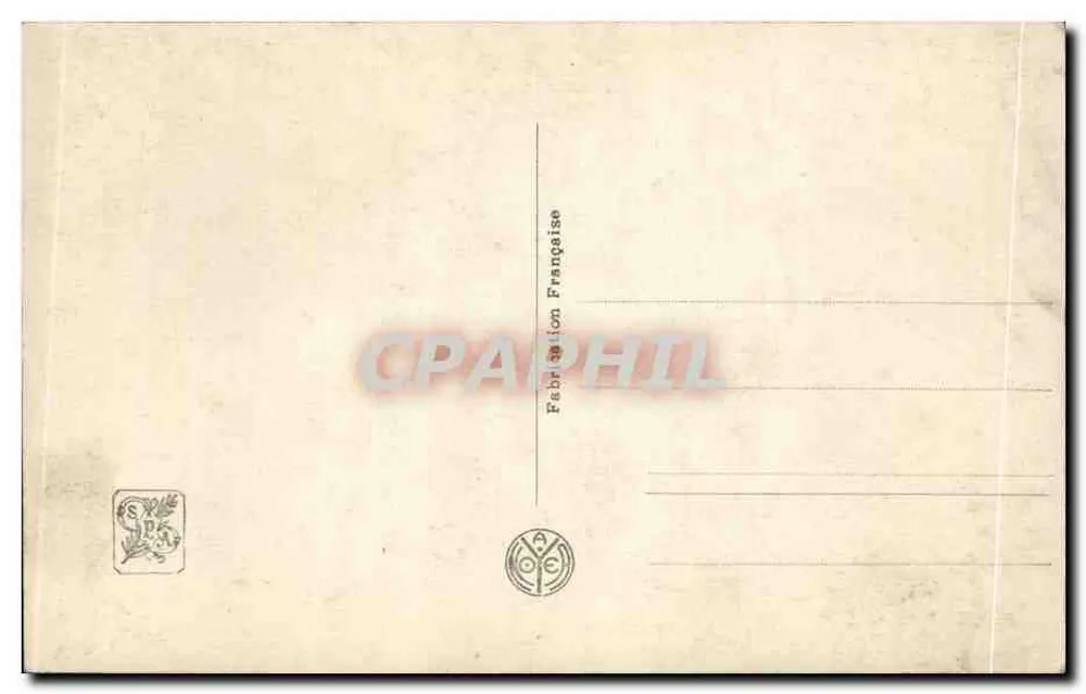 Der Mühle von Farambon — Ansicht der Mühle am Fluss — Paris Salon, Verlag Farambon, Nr. 4091 - Rückseite