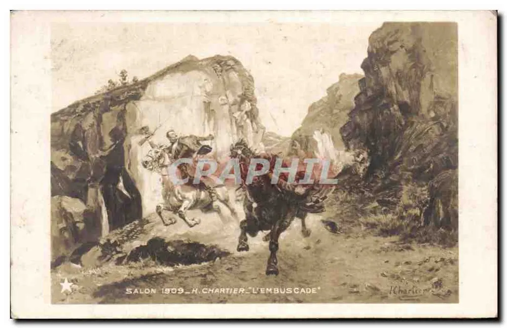 Die Ambush — Salon 1909 — H. Chartier - Vorderseite