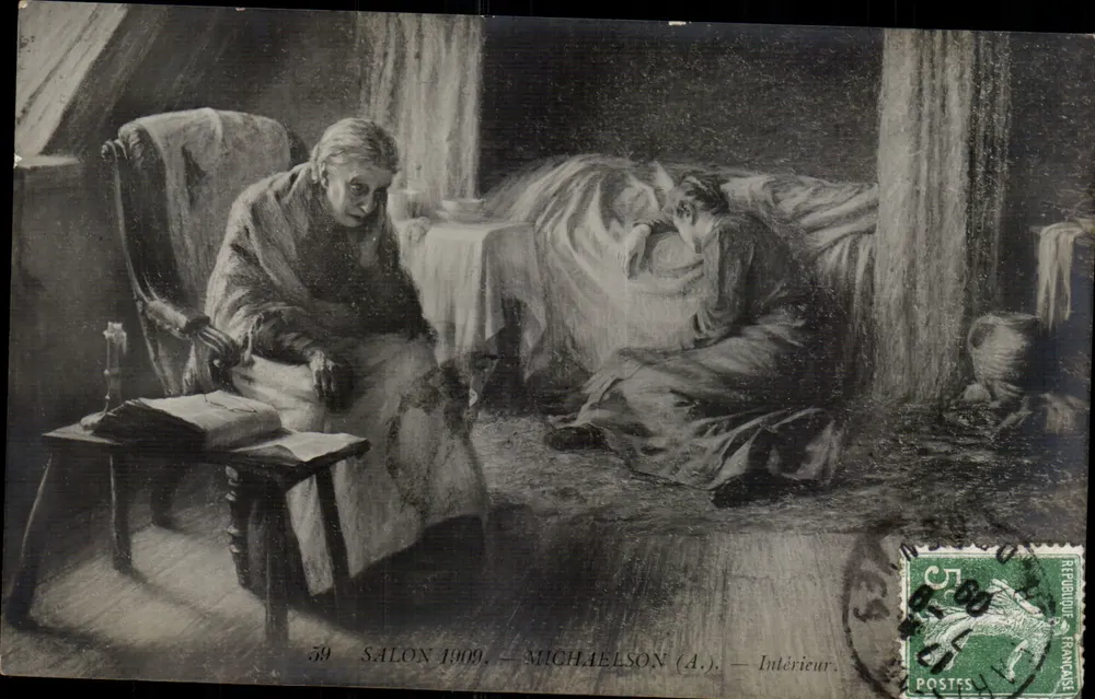 Innenraum — Wohnzimmer 1909 — Michaelson (A.) — Nr. 59 - Vorderseite