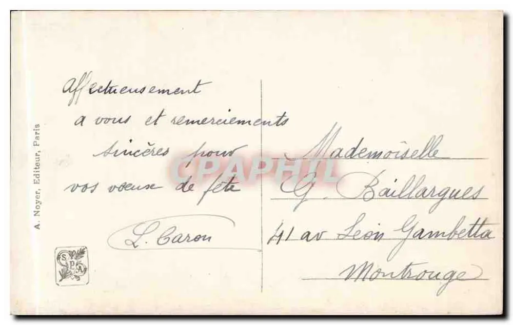 Irmãs em um convento — Salon 1919 — P. Thomas, n° 2728 - Verso