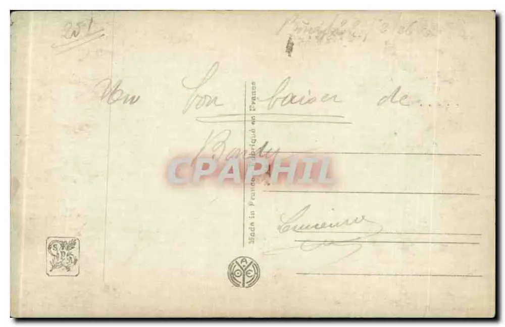 Femme jouant de la mandoline — Salon — A.F. Hortense Richard-Mignon, n° 2776 - Verso