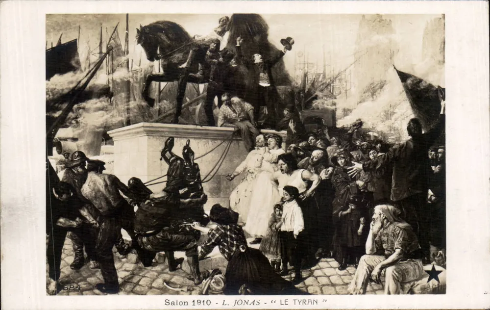 Salon 1910 - L. JONAS - "DER TYRAN" - Vorderseite
