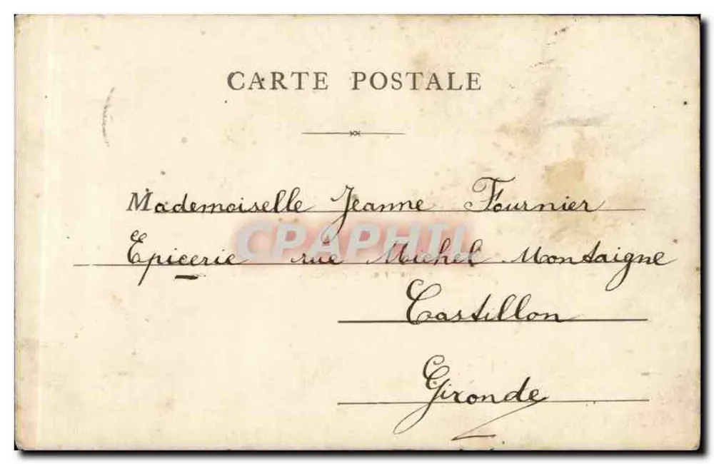 Aphrodite — Salon 1904, Ralli — Verlag Ralli, Seriennummer nicht sichtbar - Rückseite