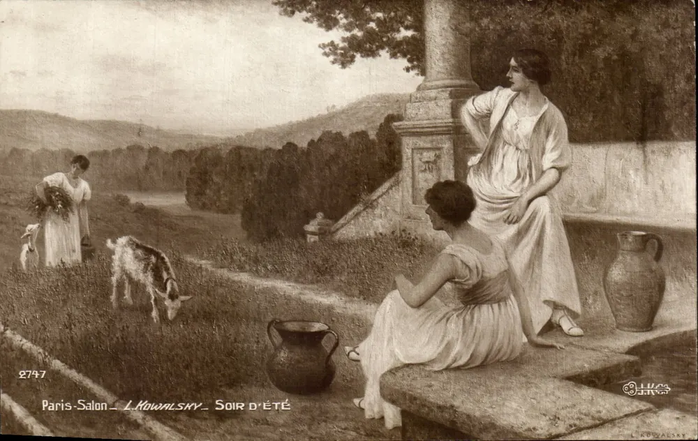 Sommerabend — L. Rowalsky — Paris-Salon - Vorderseite