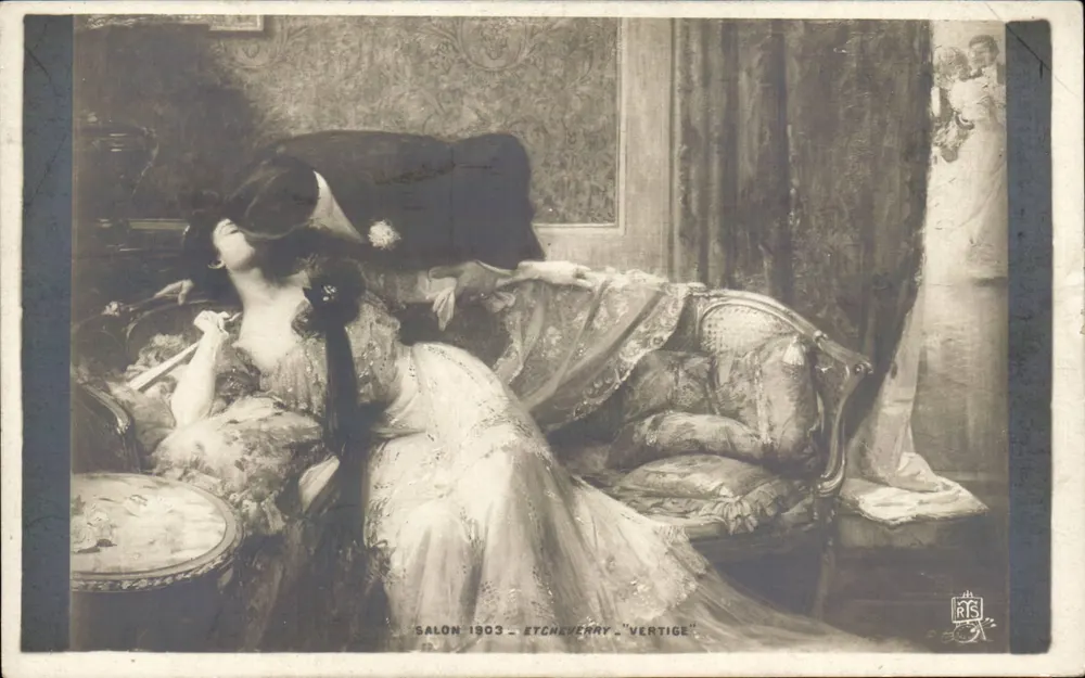 Salon 1903 - Etcheverry - 'Vertige' — Raphael Tuck & Fils, Serie III Nr. 25 - Vorderseite
