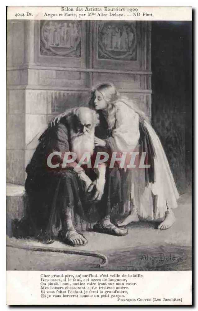 Angus und Marie — Salon der Künstler der Boursiers 1909 — ND Fotografie - Vorderseite