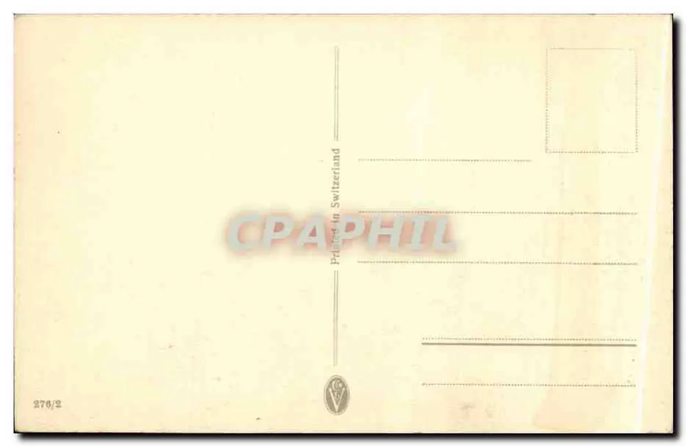 Visão de lago com barcos a vela — Louis Gourdon — editor não visível - Verso