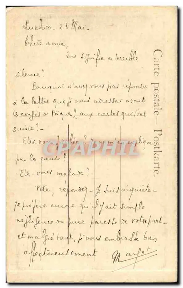 Scène portuaire — bateaux et phare — A. YOUNG, GMB - Rückseite